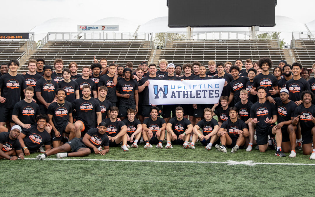 Photograph of the Princeton Football Team on the field