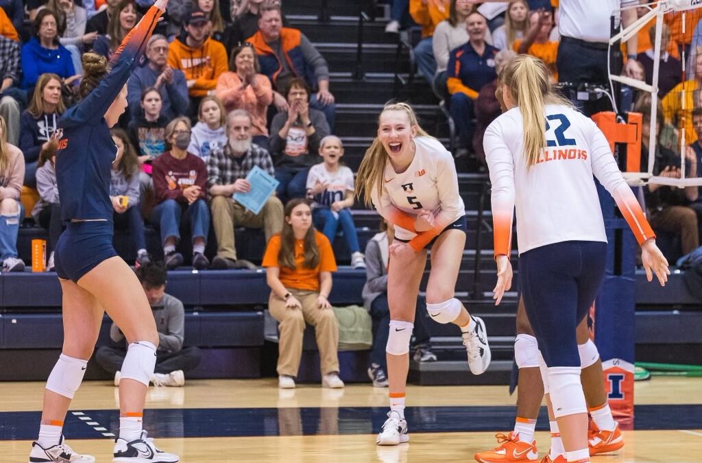 University of Illinois Volleyball Gameday