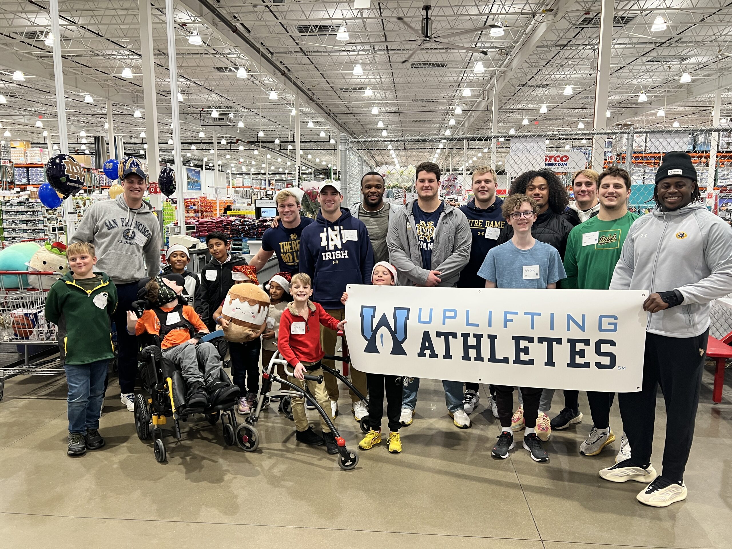 Notre Dame Football Holiday Shopping Uplifting Experience 2022