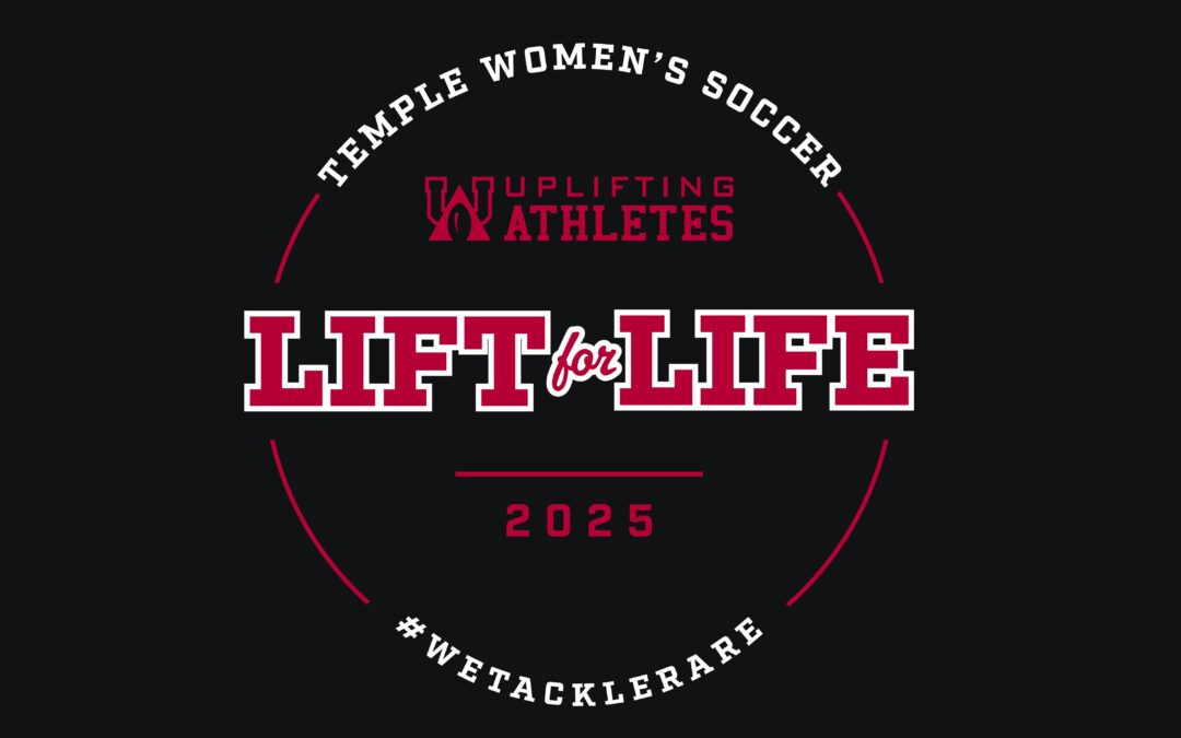 2025 Temple Women's Soccer Lift for Life Logo